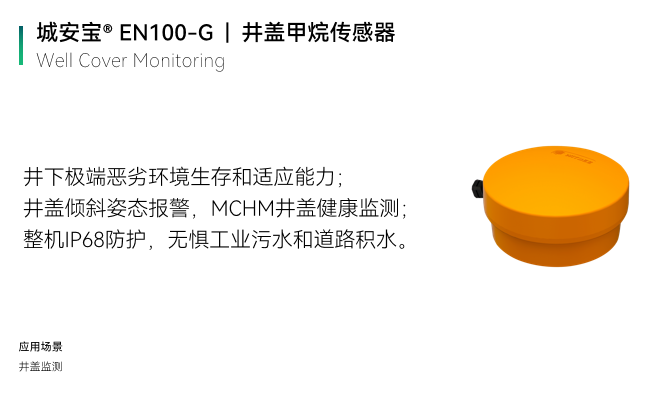 實時監測井蓋內甲烷濃度，時刻關注城市健康安全(圖2)